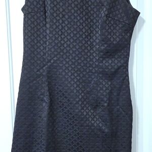 H&M Black Patterned Mini Dress